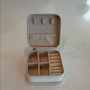 Beige Jewelry Organizer Box